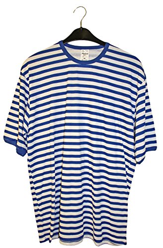 Andrea-Moden Ringel-Shirt mit kurzem Arm in blau/weiß | Größe XS-XXL | Martosen T-Shirt für Erwachsene (XL) von Andrea-Moden