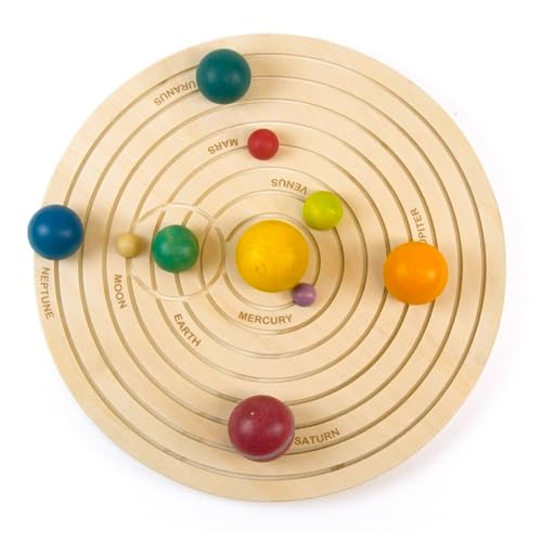 Andreu Toys -3D Solar System Holzpuzzles, Mehrfarbig (16110) von Andreu Toys