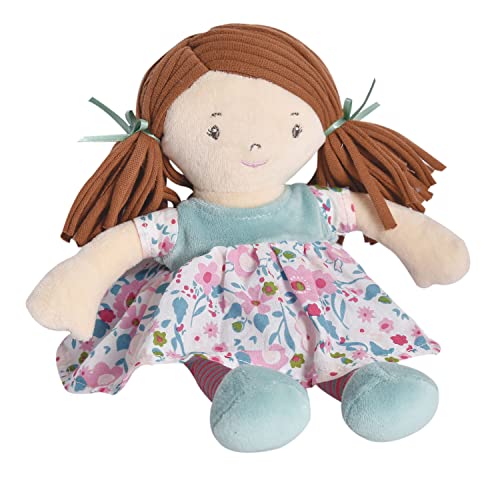 Tikiri 8505168-S Bonikka Kuschelpuppe Li'l Katy, Stoffpuppe für Babys und Kinder ab 0+ Monaten, 25cm von Tikiri