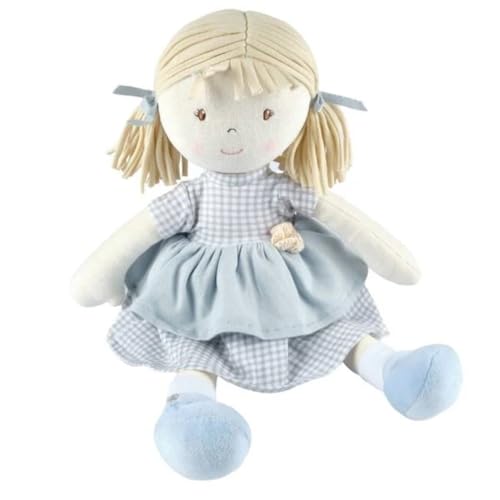 Tikiri 8565021 Bonikka Kuschelpuppe Neva, Stoffpuppe für Babys und Kinder ab 0+ Monaten, 38cm von Tikiri