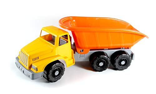 Simba 107137864 - LKW-Kipper Gigante, 100kg Tragkraft, Länge 75cm, Sandkasten, Sandspielzeug von Simba