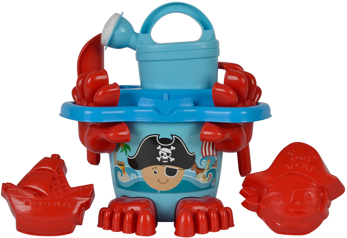 Androni Pirate Sandspielzeug, Rot/Blau Androni Pirate Sandspielzeug, Rot/Blau von Androni