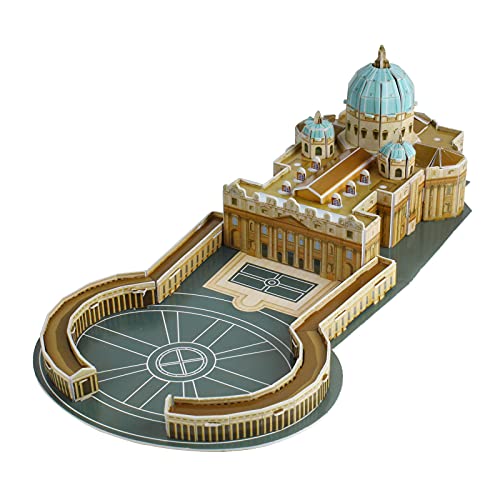 Andux 3D Puzzle Gebäude Puzzle Welt Architektur Modellbausätze LTPT-02 (St. Petersdom) von Andux
