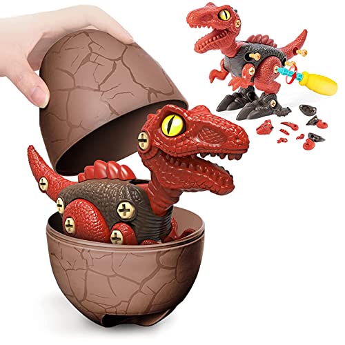 Andux Dinosaurier Spielzeug mit Dinosaurier Eier für Kinder Spielzeuge für frühes Lernen CZKL-01 (Raptor) von Andux