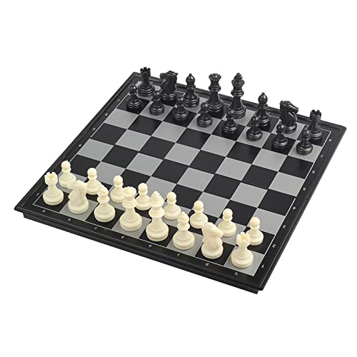 Andux Faltbares Magnetisches Schachspiel Set Brettspiel mit Schachbrett und Schachfiguren GJXQ-04 (S) von Andux