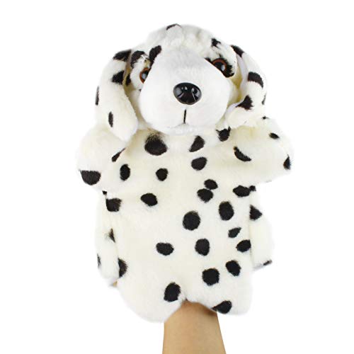 Andux Plüsch Handpuppe Rollenspiel Interaktive Handpuppe für fantasievolles Spiel Performance Theater Weiches Plüschtier Spielzeug SO-12Gefleckter Hund Andux Plüsch Handpuppe Rollenspiel Interaktive Handpuppe für fantasievolles Spiel Performance Theater Weiches Plüschtier Spielzeug SO-12Gefleckter Hund von Andux