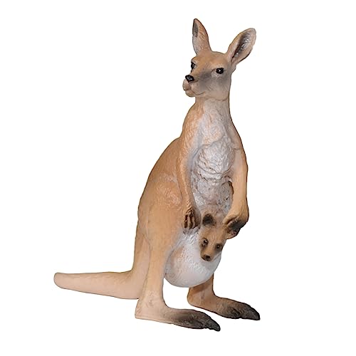 Andux Realistic Animals Figures Toys Marine Life Wild Jungle Learning Educational Playset FZDW-03 (Känguru) von Andux