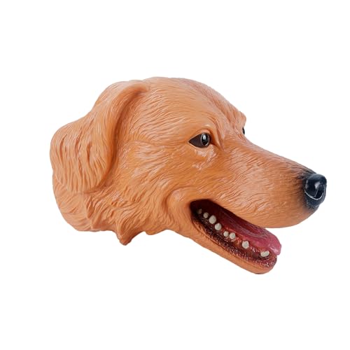Andux Tier Handpuppe Realistisches Interaktives Rollenspiel Handpuppenspielzeug aus Weichgummi DWSO-01 (Labrador) von Andux
