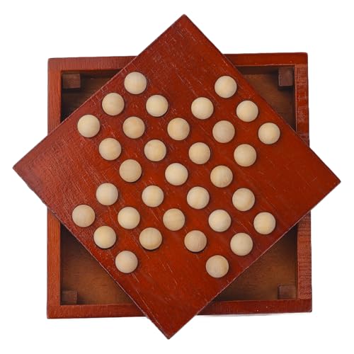 Andux Zone Solitaire Board Holz Einzelspieler Spiel DLZSQ-01 von Andux