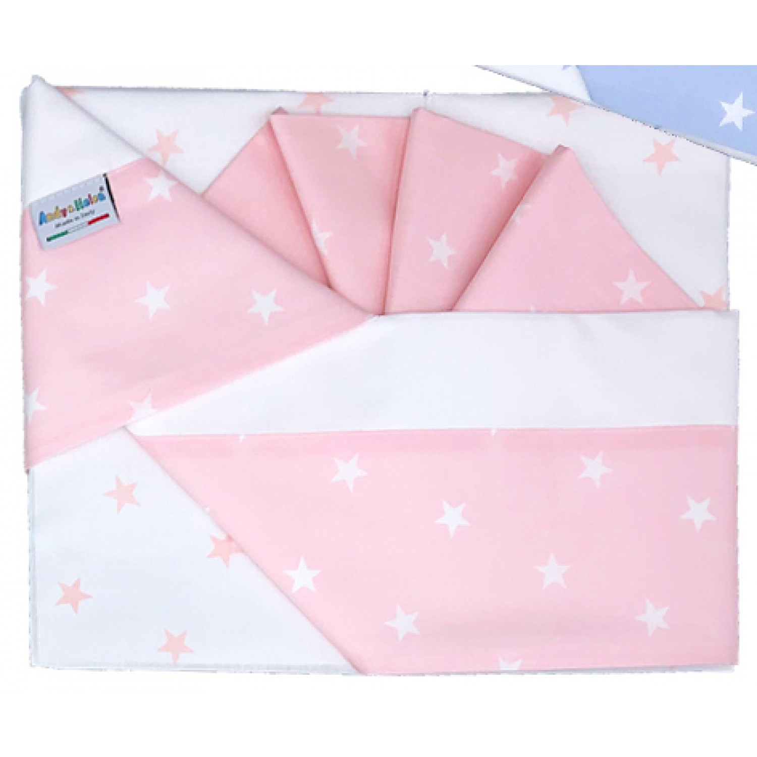 Andy & Helen Bettwäsche Set für Crib Fantasia F1 3 Stk. Pink Andy & Helen Bettwäsche Set für Crib Fantasia F1 3 Stk. Pink von Andy & Helen