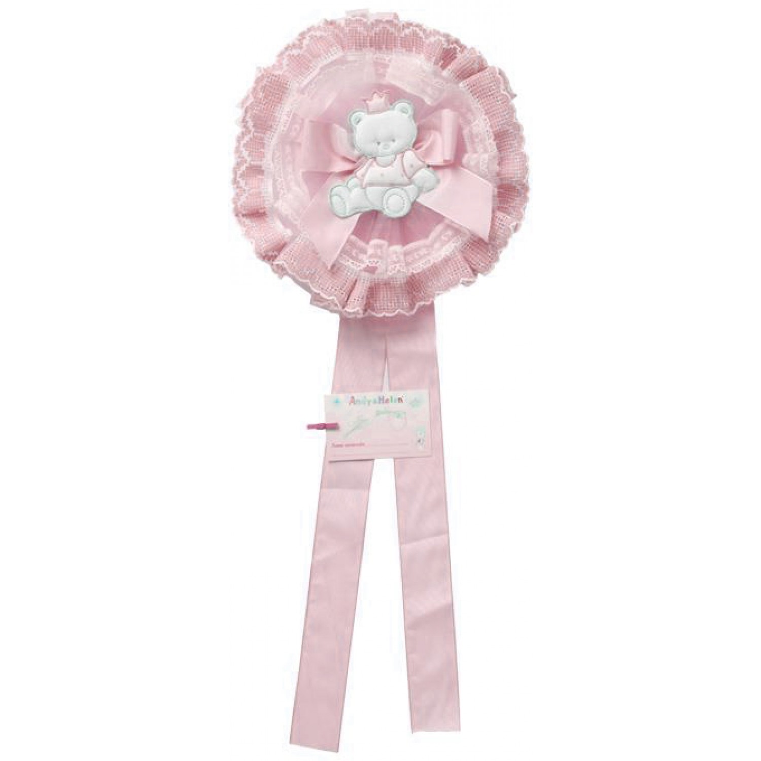 Geburtsbogen Andy & Helen Pink Crown Bear Geburtsbogen Andy & Helen Pink Crown Bear von Andy & Helen