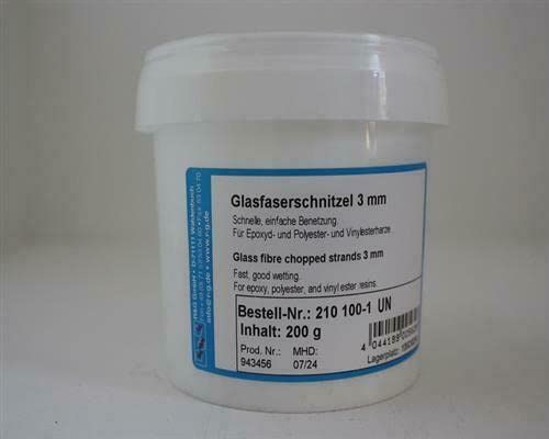 Andys Hobby Shop R&G Glasfaserschnitzel 3mm 5Kg Eimer 210100-3 R & G von Andys Hobby Shop