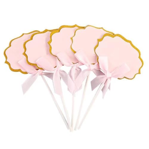 10 PCS Papier Tortendeko, Beschreibbare Segen Kuchen Topper, Praktisches Kuchen Dekorationen, DIY Happy Birthday Kuchendeko für Geburtstag Party Dusche Hochzeit Dekor,Rosa 10 PCS Papier Tortendeko, Beschreibbare Segen Kuchen Topper, Praktisches Kuchen Dekorationen, DIY Happy Birthday Kuchendeko für Geburtstag Party Dusche Hochzeit Dekor,Rosa von Anevous