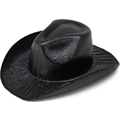 2 Stück Blinkender Bunter Cowboyhut für Damen und Herren,Breiter Krempe Unisex Hat weitem,Cowgirl Kostüm zubehör,für Tourismus,Camping,Karneval,Halloween,Fasching,Mottoparty,Musikfestival,Schwarz 2 Stück Blinkender Bunter Cowboyhut für Damen und Herren,Breiter Krempe Unisex Hat weitem,Cowgirl Kostüm zubehör,für Tourismus,Camping,Karneval,Halloween,Fasching,Mottoparty,Musikfestival,Schwarz von Anevous