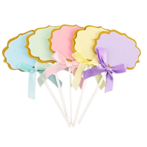 20 PCS Papier Tortendeko, Beschreibbare Segen Kuchen Topper, Praktisches Kuchen Dekorationen, DIY Happy Birthday Kuchendeko für Geburtstag Party Dusche Hochzeit Dekor,Bunt 20 PCS Papier Tortendeko, Beschreibbare Segen Kuchen Topper, Praktisches Kuchen Dekorationen, DIY Happy Birthday Kuchendeko für Geburtstag Party Dusche Hochzeit Dekor,Bunt von Anevous