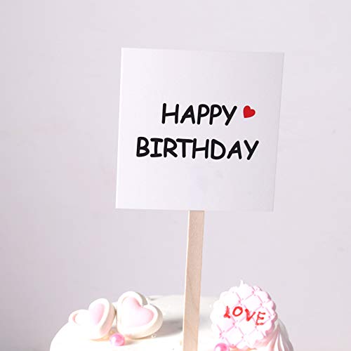 5 Stück Happy Birthday Tortendeko, Kuchen Topper Geburtstag, Tortendeko Dekorationen Papier, Cake Topper Kuchenstecker für Birthday Party Jubiläen Dekoration,Weiß D 5 Stück Happy Birthday Tortendeko, Kuchen Topper Geburtstag, Tortendeko Dekorationen Papier, Cake Topper Kuchenstecker für Birthday Party Jubiläen Dekoration,Weiß D von Anevous