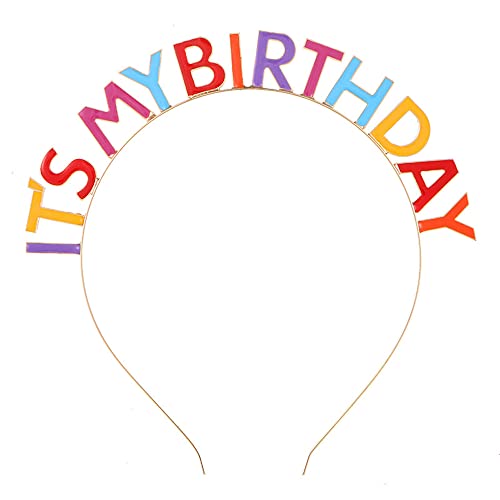 Anevous Geburtstagskrone Stirnband,Geburtstag Tiara Haarreifen,Kopfband Prinzessin Krone,Happy Birthday Party Zubehör,Headband Haarschmuck für Damen Mädchen Weihnachtsdekoration,Bunt 2 Anevous Geburtstagskrone Stirnband,Geburtstag Tiara Haarreifen,Kopfband Prinzessin Krone,Happy Birthday Party Zubehör,Headband Haarschmuck für Damen Mädchen Weihnachtsdekoration,Bunt 2 von Anevous