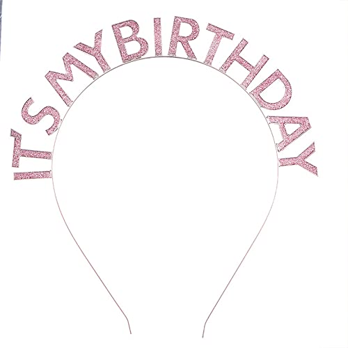 Anevous Geburtstagskrone Stirnband,Geburtstag Tiara Haarreifen,Kopfband Prinzessin Krone,Happy Birthday Party Zubehör,Headband Haarschmuck für Damen Mädchen Weihnachtsdekoration,Rosa Anevous Geburtstagskrone Stirnband,Geburtstag Tiara Haarreifen,Kopfband Prinzessin Krone,Happy Birthday Party Zubehör,Headband Haarschmuck für Damen Mädchen Weihnachtsdekoration,Rosa von Anevous