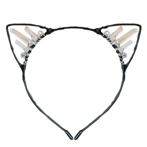 Anevous Handgefertigtes Kristall-Ohr-Stirnband,Kätzchen Haarbänder,Haarschmuck,Kopfschmuck,Haarreif mit Katzenohren,Strasssteinen Kopfbedeckung für Cosplay,Ohren,Maskeraden,Halloween,Party,Farbe 9 Anevous Handgefertigtes Kristall-Ohr-Stirnband,Kätzchen Haarbänder,Haarschmuck,Kopfschmuck,Haarreif mit Katzenohren,Strasssteinen Kopfbedeckung für Cosplay,Ohren,Maskeraden,Halloween,Party,Farbe 9 von Anevous