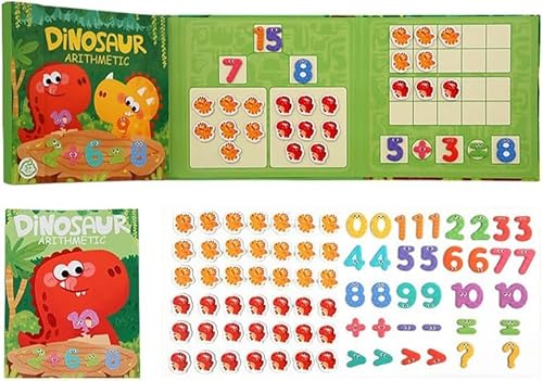 AngLink Wolkenschaukel Magnetisches Mathe Spiel – Montessori Lernspielzeug für Kinder ab 3 Jahren, Rechenspiel mit Zahlen & Formen, Vorschule & Grundschule Lernhilfe (Lehrmittel zum Bruchrechnen) von AngLink