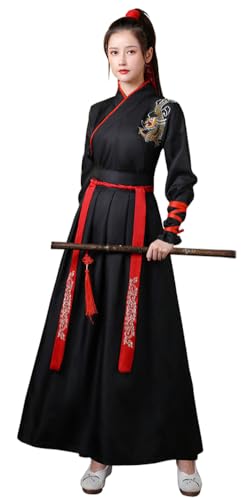 Angcoco Unisex Alte Chinesische Traditionelle Wuxia Cosplay Hanfu Tang Dynastie Kostüme von Angcoco