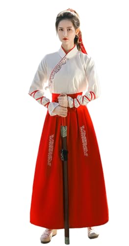 Angcoco Unisex Alte Chinesische Traditionelle Wuxia Cosplay Hanfu Tang Dynastie Kostüme von Angcoco