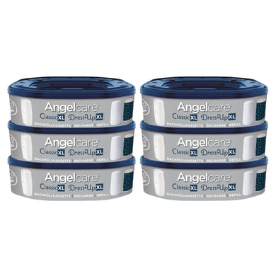 Angelcare® Nachfüllkassetten Dress-Up 6er- Pack für 1080 Windeln von Angelcare