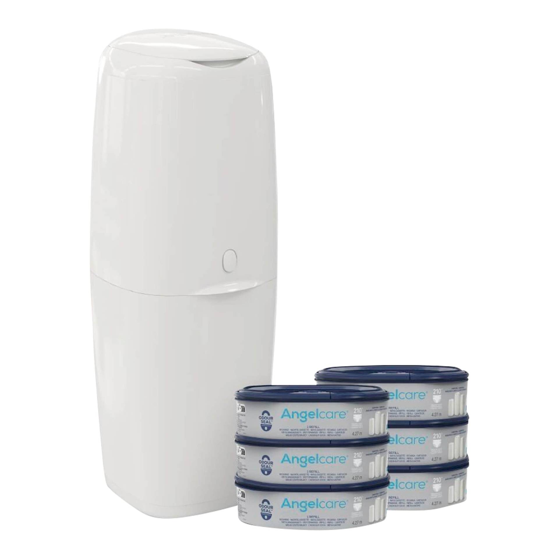 Angelcare Starter-Set Windeleimer Classic XL + 6er-Pack Nachfüllkassetten Angelcare Starter-Set Windeleimer Classic XL + 6er-Pack Nachfüllkassetten von Angelcare