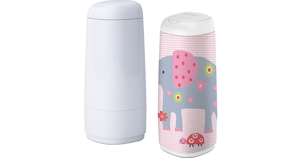 Windeleimer Dress-Up XL inkl. Dress-Up XL Bezug, Elephant Family rosa Windeleimer Dress-Up XL inkl. Dress-Up XL Bezug, Elephant Family rosa von Angelcare