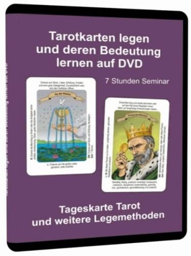 Tarotkarten legen und deren Bedeutung lernen auf DVD - 7 Stunden Seminar mit allen Tarot Deutungen und Legemethoden von Angelina Schulze Verlag