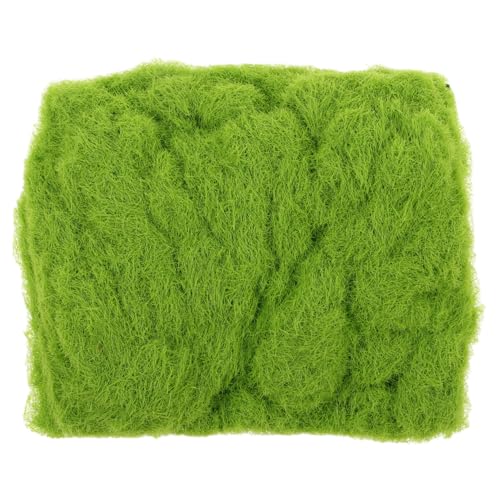 Angoily 1 Packung Baustrohpulvermaterial Moospulver Moos Zum Basteln Feenhaftes Gartengras Künstliches Gras Zum Basteln Künstliches Moos, Künstliches Grünes Gras Beflockung Green von Angoily