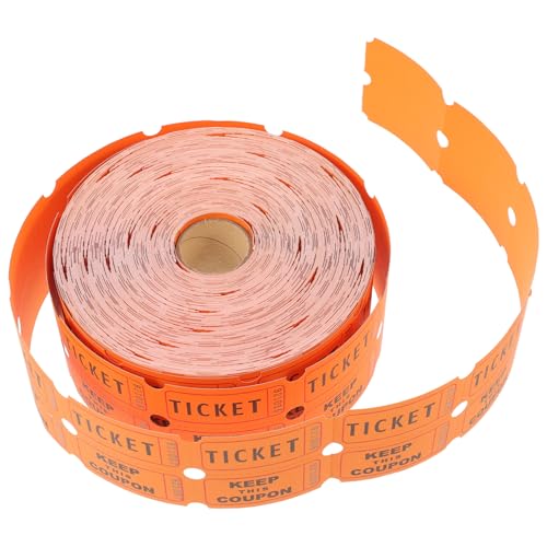 Angoily 1 Rolle Tickets Eintrittskarten für Veranstaltungen Ereignisse Lose für die Tombola im Klassenzimmer Eintrittskarte für Veranstaltungen Gewinnspielkarten Papier von Angoily