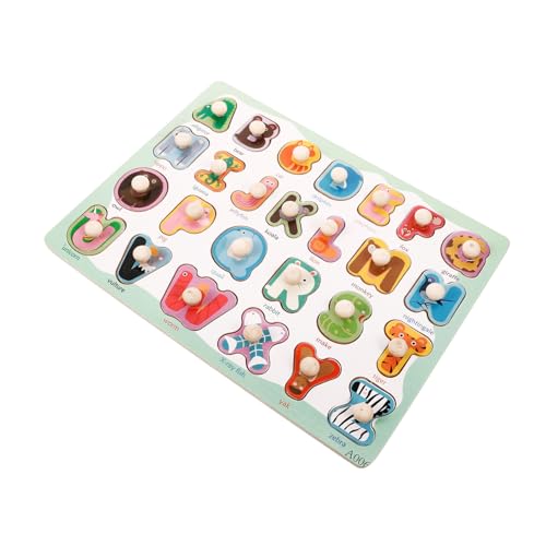 Angoily 1 Satz Alphabet Puzzle Board für Holz Pädagogisches zur Kognitiven Fähigkeiten Lustiges und Sicheres Puzzle für Frühkindliche Entwicklung für Erkennung des Englischen Alphabets Angoily 1 Satz Alphabet Puzzle Board für Holz Pädagogisches zur Kognitiven Fähigkeiten Lustiges und Sicheres Puzzle für Frühkindliche Entwicklung für Erkennung des Englischen Alphabets von Angoily