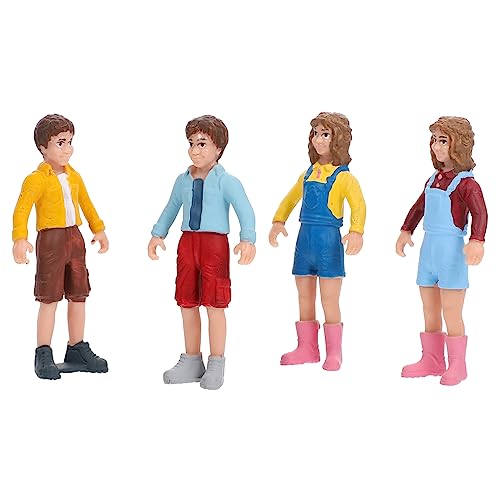 Angoily 1 Satz Charakter Modell Ornamente Zahlen Miniatur Winzig Realistisch Menschen Figuren Klein Mini-Leute Modell Figur PVC von Angoily