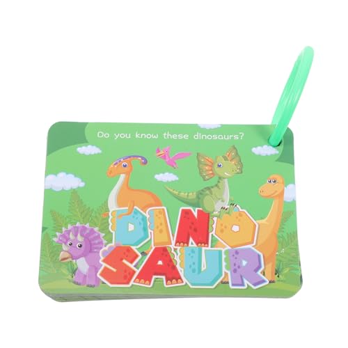 Angoily 1 Satz Dinosaurier -Kognitionskarte Kindergarten FlashCard Vor Kleinkinder Punkt Karteikarten Kleinkind Memory-Spielkarte Interessantes Kinderspielzeug Lernkarten für Tiere Papier Angoily 1 Satz Dinosaurier -Kognitionskarte Kindergarten FlashCard Vor Kleinkinder Punkt Karteikarten Kleinkind Memory-Spielkarte Interessantes Kinderspielzeug Lernkarten für Tiere Papier von Angoily