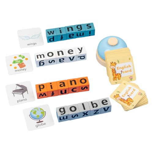 Angoily 1 Satz Englisches Buchstabenspiele Lernspiele Buchstabenblöcke aus Holz Spiele Lernen Alphabet- Papier Angoily 1 Satz Englisches Buchstabenspiele Lernspiele Buchstabenblöcke aus Holz Spiele Lernen Alphabet- Papier von Angoily