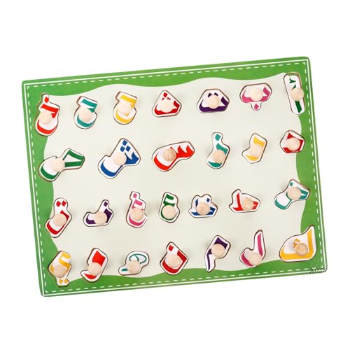 Angoily 1 Satz Holzpuzzle Kleinkind Alphabet -Puzzle Kinderspielzeug Holzpuzzles für Kleinkinder Holzpuzzles für Kleinkindpuzzles aus Holz Holzrätsel Buchstabenrätsel von Angoily