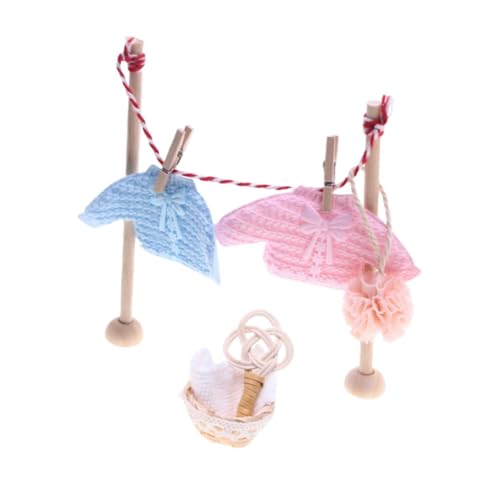 Angoily 1 Satz Kleiderstange Wäschezubehör für Puppenstuben Dollhouse Trockenstange Puppenhaus Kleiderständer Miniatur-Wäscheständer Mini-Wäscheständer Holz Angoily 1 Satz Kleiderstange Wäschezubehör für Puppenstuben Dollhouse Trockenstange Puppenhaus Kleiderständer Miniatur-Wäscheständer Mini-Wäscheständer Holz von Angoily