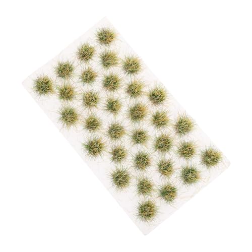 Angoily 1 Satz Kunstrasen Bastelgras Simulationsgras-Miniatur künstliches zum Basteln Grasbüschel Miniatur statisches Grasmodellgras Miniaturen falsches Miniaturgras Plastik von Angoily