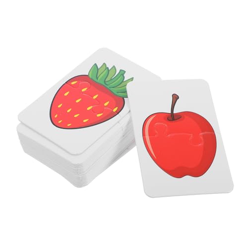 Angoily 1 Satz Obstpuzzle Für Kleinkinder Obst-gemüse-Aufkleber Apfel-Puzzle Essensaufkleber Für Kleinkind -rätsel Obstaufkleber Für Obstspielzeug Papier von Angoily