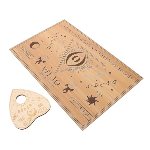 Angoily 1 Satz hölzerne Ornamente Wohnkultur Hexerei gruselig Divination Planke Pendel-Wahrsagetafel Wünschelrutenpendel Spirit Board -Pendel Notfallspielzeug Spirit Board. Holz Beige Angoily 1 Satz hölzerne Ornamente Wohnkultur Hexerei gruselig Divination Planke Pendel-Wahrsagetafel Wünschelrutenpendel Spirit Board -Pendel Notfallspielzeug Spirit Board. Holz Beige von Angoily