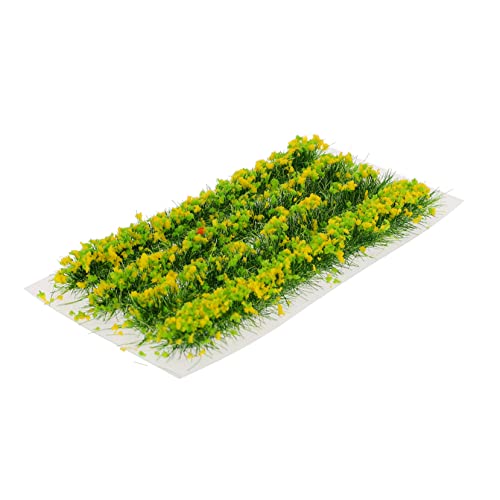 Angoily 1 Schachtel Kunstrasen kunstpflanze kunstplflanze Modellbau Landschaftsbau gartendeko DIY Landschaft Dekoration Grasmatte Büschel Simulationsblumencluster Blütentrauben Harz von Angoily