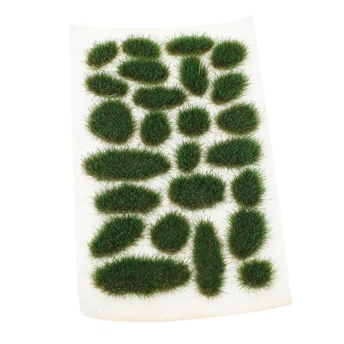 Angoily 1 Schachtel Modell Gras mikrolandschaft sandkästen Landschaftsdekoration Sandtischdekoration DIY-Material Szene Cluster Kunstrasen-Ornament DIY falsche Grasbüschel Plastik Green von Angoily