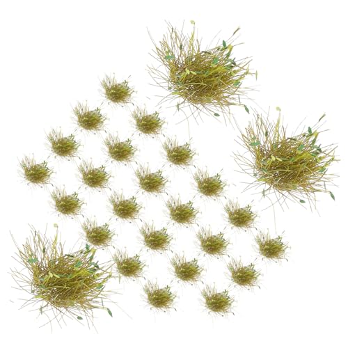 Angoily 1 Schachtel Statisches Grasbüschel Modellbau Resin Miniatur Gras Tuft für Landschaftsdekoration Sandtisch Diorama Modelleisenbahn Zubehör von Angoily