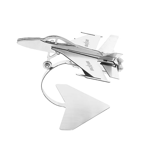 Angoily 1 Stück Metall Fighter Modell Robustes Langlebiges Desktop Ornament für Sammler und für Wohnzimmer Büro Kinderzimmer und Mehr von Angoily