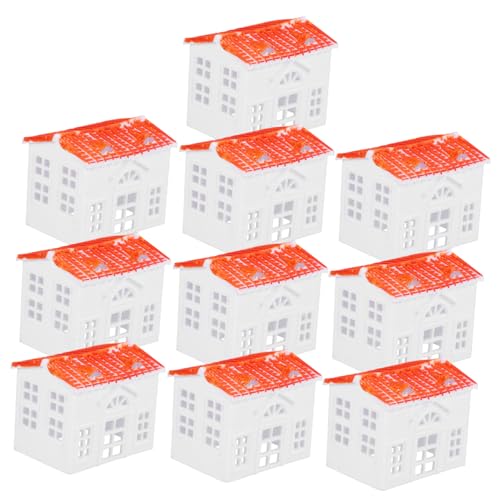 Angoily 10 Stück 3D Villa Model Kleines Villenmodell Villa-Modell-Ornament Willkommen Simulationsvilla-Modell Fenster Villa DIY Modell Weiß Plastik Angoily 10 Stück 3D Villa Model Kleines Villenmodell Villa-Modell-Ornament Willkommen Simulationsvilla-Modell Fenster Villa DIY Modell Weiß Plastik von Angoily