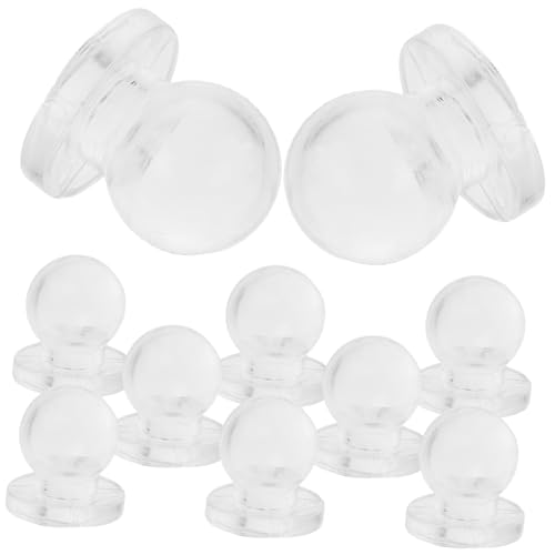 Angoily 10 Stück Quetschspielzeug-Blaseneinsatz Ball Multipack sensorisches Party Schaum Dekompressionsspielzeug mit Blasen innere Kugelstützen Transparent von Angoily