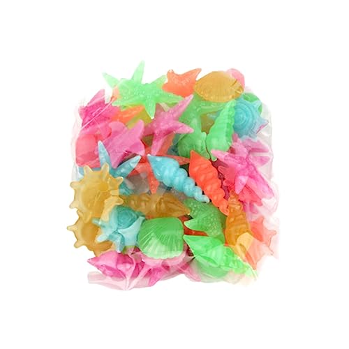 Angoily 100 Stück Luminous Aquarium Dekoration Leuchtende Landschaftszubehör DIY Ornament für Fischbecken Innenbereich Langlebig Attraktiv Entspannend von Angoily