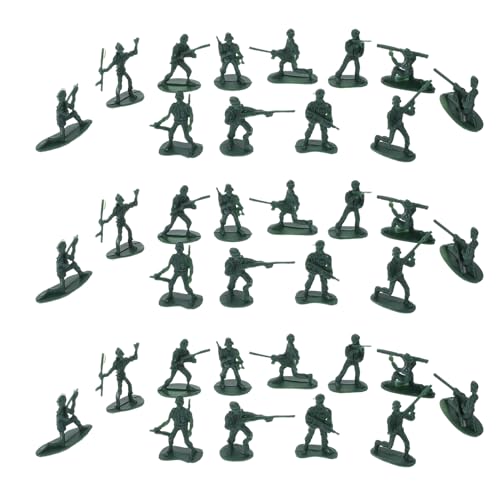 Angoily 100 Stück Mini Soldatenfiguren, realistische Spielzeug-Soldaten Actionfiguren, Sandtisch Soldatenmodelle, grünem Kunststoff, 3,5 cm für -Dioramen, Kriegszenen, Angoily 100 Stück Mini Soldatenfiguren, realistische Spielzeug-Soldaten Actionfiguren, Sandtisch Soldatenmodelle, grünem Kunststoff, 3,5 cm für -Dioramen, Kriegszenen, von Angoily