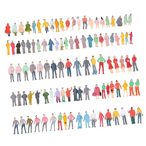 Angoily 100 Stück Simulationscharaktermodell wohnzimmerdeko miniaturfiguren Puppen-Dekoration Modellbau Toy Zahlen winzig Mini-Modell- Figurenschmuck Plastik Colorful Angoily 100 Stück Simulationscharaktermodell wohnzimmerdeko miniaturfiguren Puppen-Dekoration Modellbau Toy Zahlen winzig Mini-Modell- Figurenschmuck Plastik Colorful von Angoily